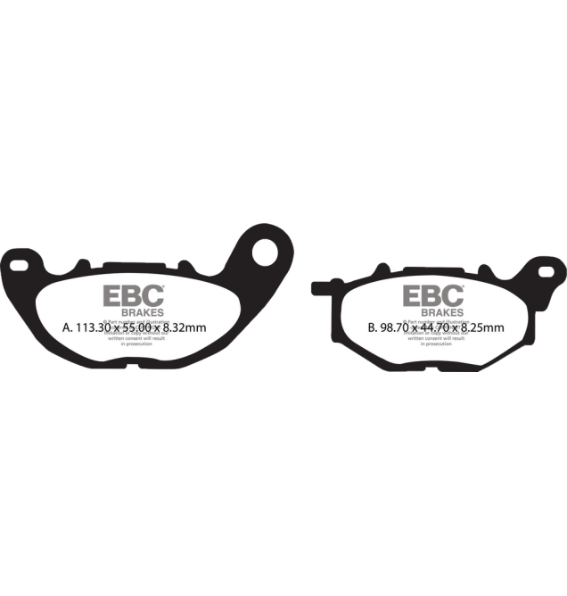 BRAKE PADS SFA705 ORGANIC SCOOTER