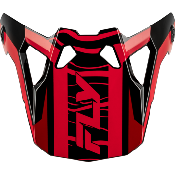 FORMULA CP CHARGE VISOR BLACK/RED XL-2X