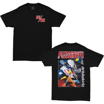 AP7 HOLESHOT TEE BLACK SM