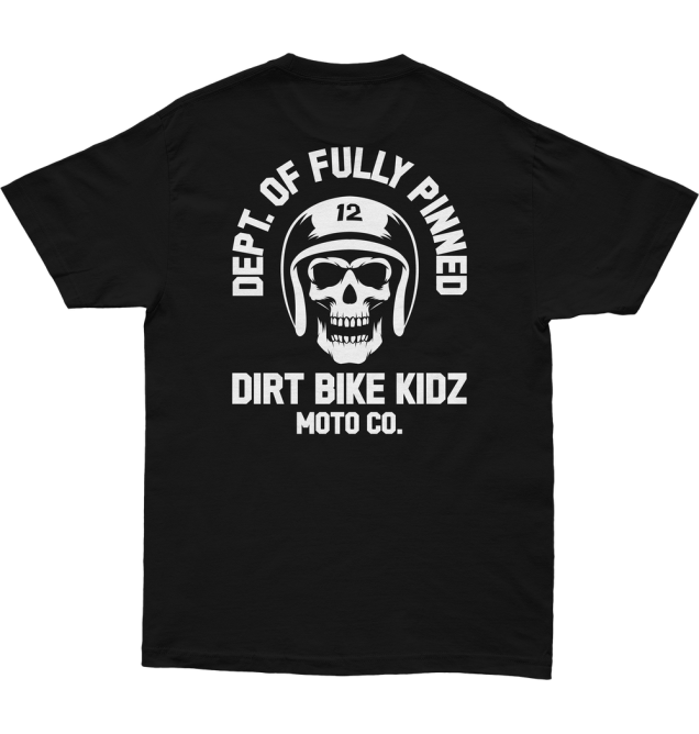 FULLY PINNED TEE BLACK MD