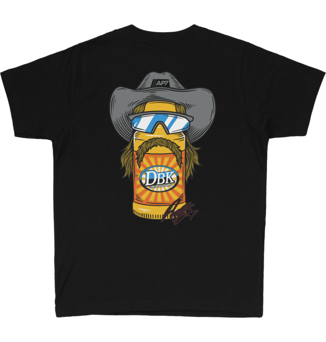 Stache Mullet Moto Youth Tee
