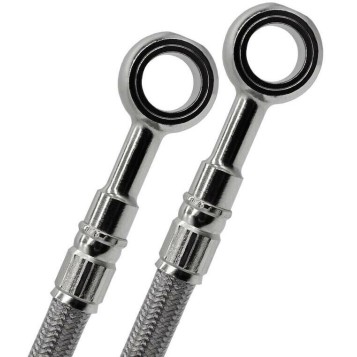 STEEL BRAKE LINE REAR YAM
