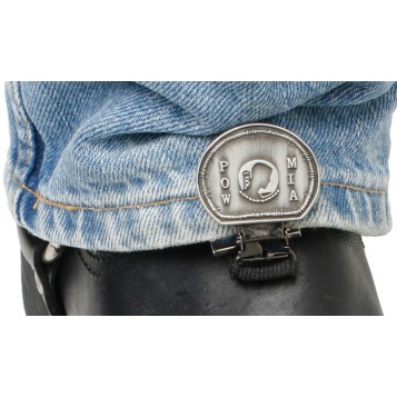 CLIPS FOR STIRRUP/STRAP BOOTS POW/MIA