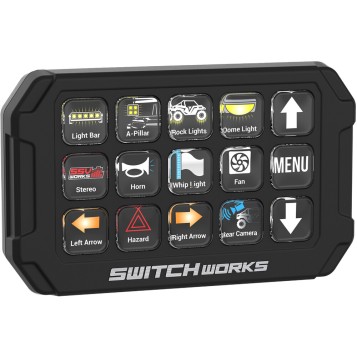12 in. LCD Touch Button Display w/ Electric Smart Switch