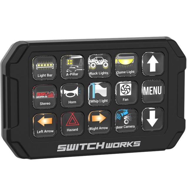 12 in. LCD Touch Button Display w/ Electric Smart Switch