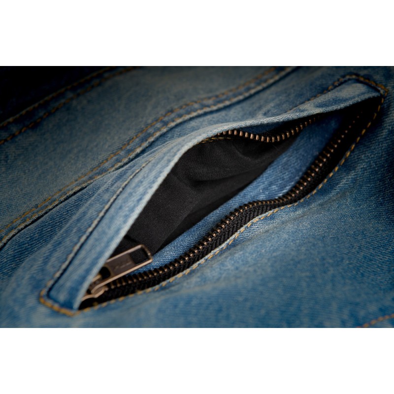HIGHWAY 21 Iron Sights Club Collar Denim Vest HIGHWAY 21 Iron Sights Club Collar Denim Vest