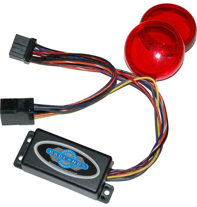 Run, Brake & Turn Signal Modules with Equalizer & Red Lens Kit