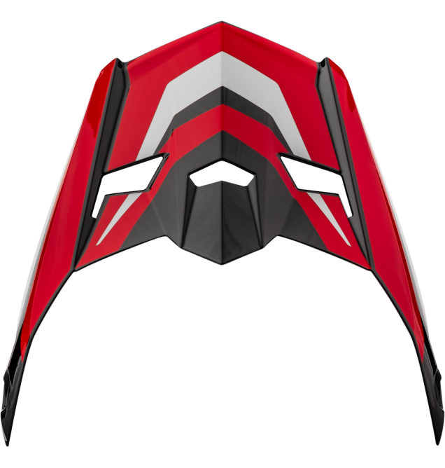 MX-46 CYCLUS VISOR BLACK/RED MD-2X