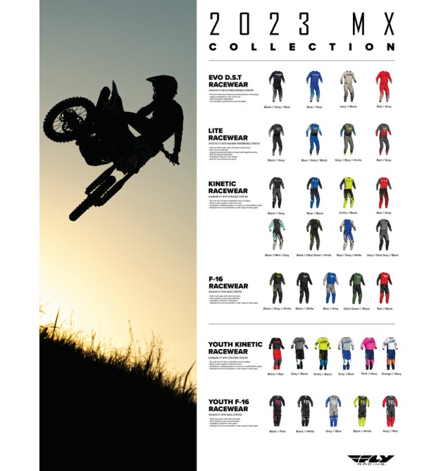Fly MX23 Gear and Helmet POP Double Sided Sign