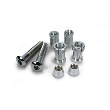 BAR END HARDWARE ALUMINUM