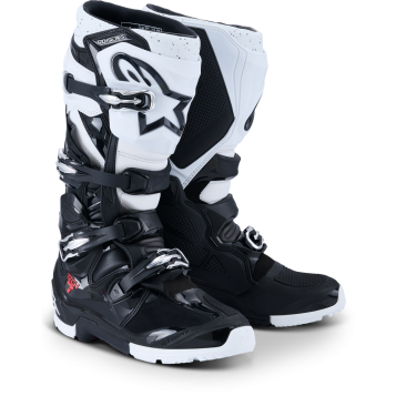 TECH 7 ENDURO BLACK/WHITE 10