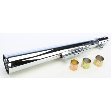 Upswept Megaphone Muffler