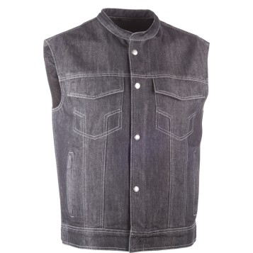 Iron Sights Club Collar Denim Vest