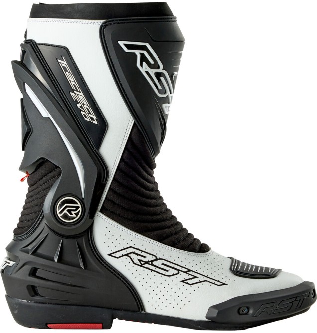 TRACTECH EVO D3O BOOT BLACK/WHITE 10