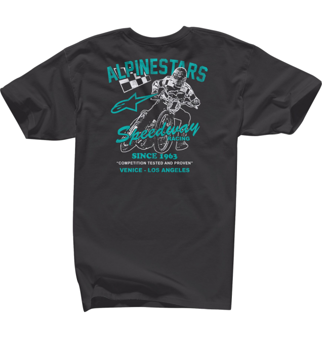 SPEEDWAY TEE BLACK MD