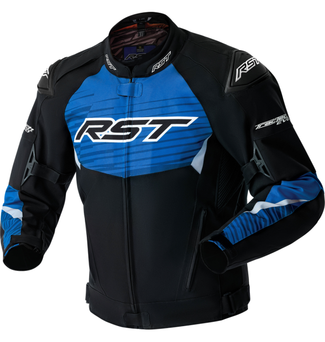 TRACTECH EVO 5 D3O JACKET BLACK/BLUE TEXTILE SM