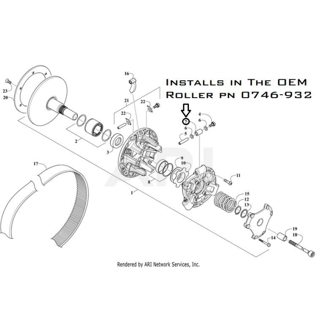 Clutch Roller Bushing Kit