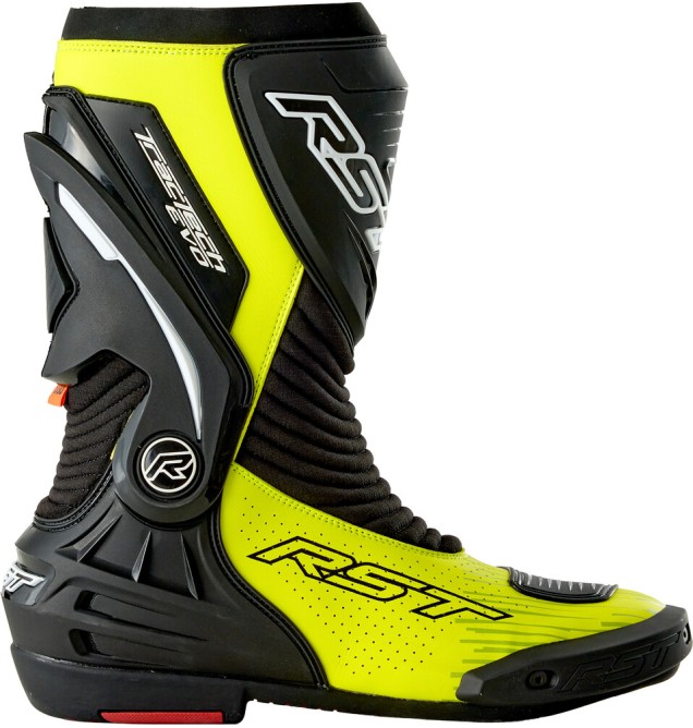 TRACTECH EVO D3O BOOT BLACK/FLO YELLOW 11