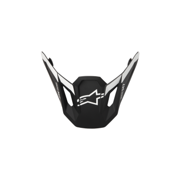 SM7 DASHER VISOR ECE06 BLACK/WHITE MATT