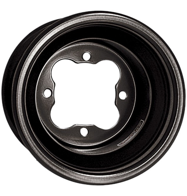 G2 8X8 3+5 4/110 Black Double Rolled Bead