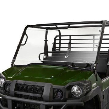 POLY FRONT WINDSHIELD FULL FIXED KAW
