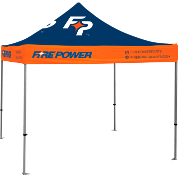 FIREPOWER CANOPY 10X10 TENT BLUE W/ WHITE LOGO