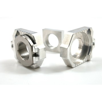 AXLE BLOCKS ELITE KTM/HUS SILVER