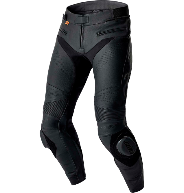 S1 D3O SL LEATHER PANTS BLACK SM