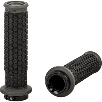 PILOT ATV LOCK-ON GRIPS BLACK/GRAY