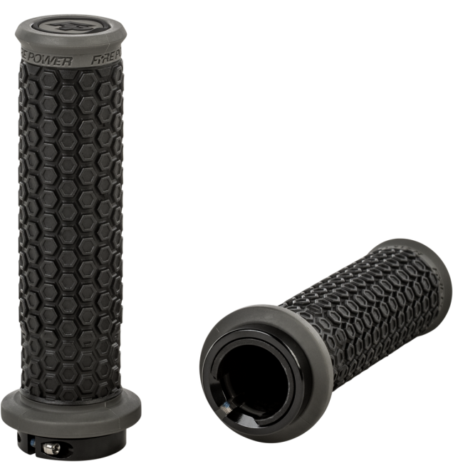 PILOT ATV LOCK-ON GRIPS BLACK/GRAY