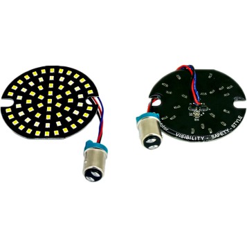 REAR LED INSERT RUN-TURN-BRAKE RED AMBER SWITCHBACK WIRED
