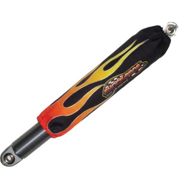 Shock Covers Black W/Orange Flames