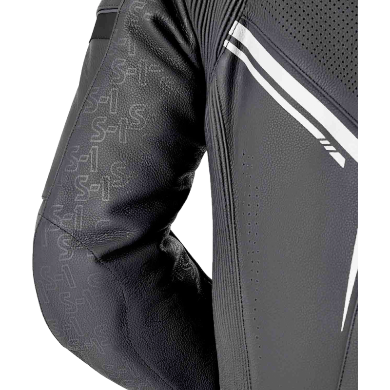 S1 D3O SUIT BLK/WHI LEATHER LG S1 D3O SUIT BLK/WHI LEATHER LG
