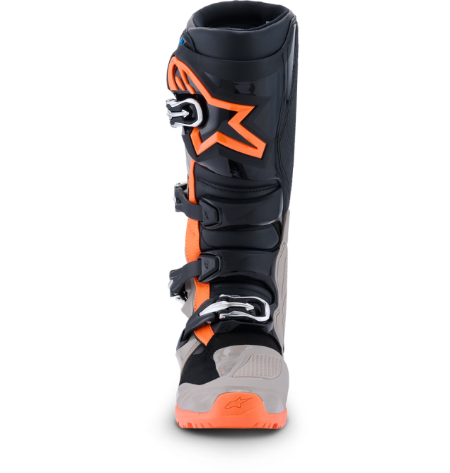 TECH 7 ENDURO BLK/WARM GRY/ORANGE FLUO 13