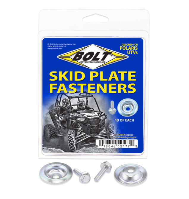 UTV Skid Plate Fasteners Washer/Bolt 20/pk