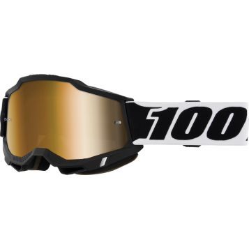 ACCURI 2 GOGGLE BLCK001 TRUE GOLD MIRROR LENS