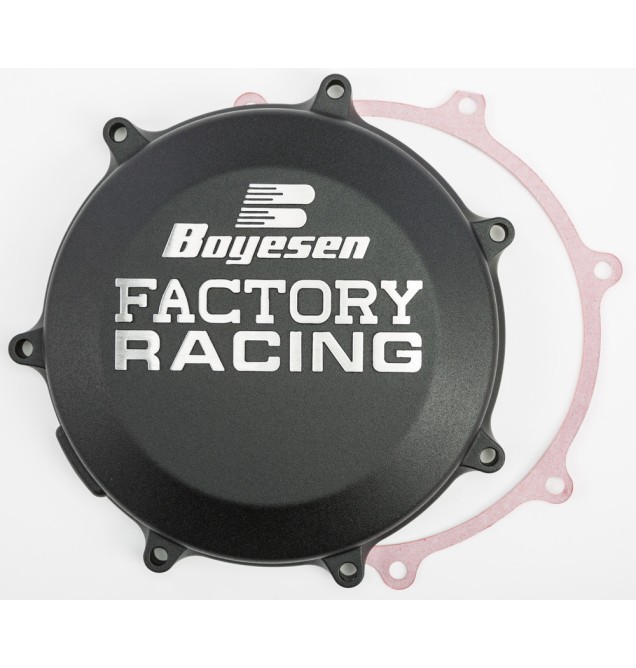 FACTORY RACING CLUTCH COVER KAWASAKI BLACK