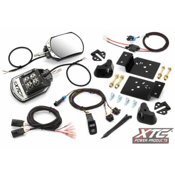SIDE VIEW MIRROR KIT SIX12 LIT KAW