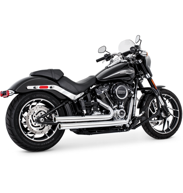 Softail Independence Staggered System Exhaust