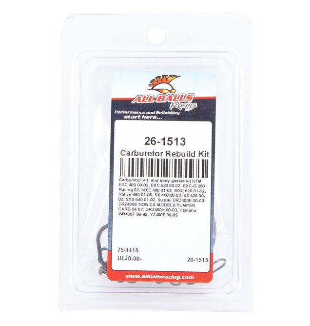 Keihin FCR Mid Body Gasket Kit