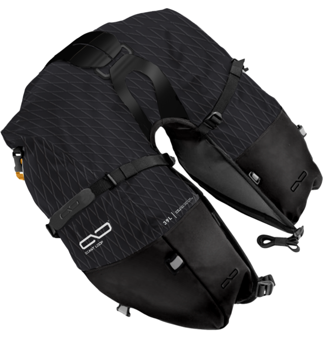 COYOTE SADDLEBAG 39L BLACK