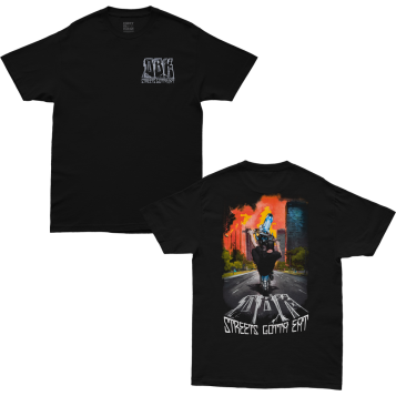 STEETS GOTTA EAT TEE BLACK 2X