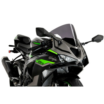 WINDSCREEN R-RACER DARK SMOKE KAW