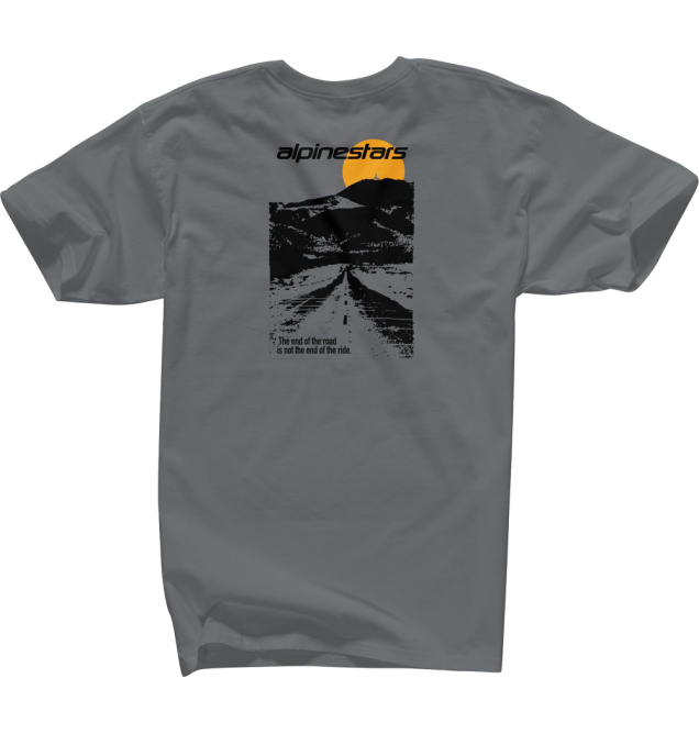 END OF THE ROAD TEE CHARCOAL MD