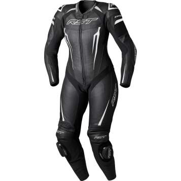 TRACTECH EVO D3O LADIES SUIT BLACK/WHITE LEATHER 2XL