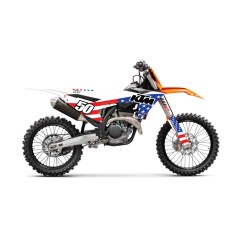COMPLETE KIT USA KTM SX/F 125-250  WHT BG