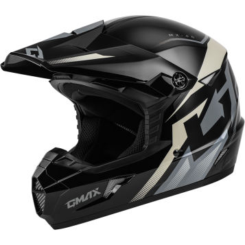MX-46 COMPOUND HELMET BLACK/GREY/WHITE XL