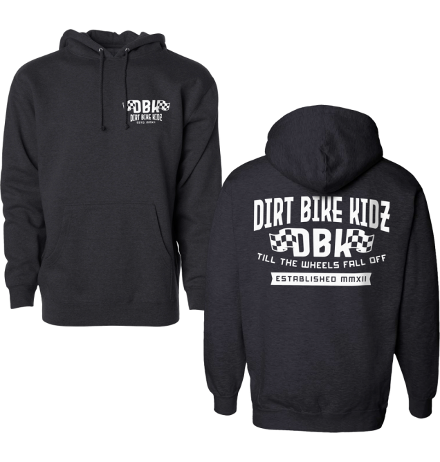 TILL THE END YOUTH HOODIE CHARCOAL YL