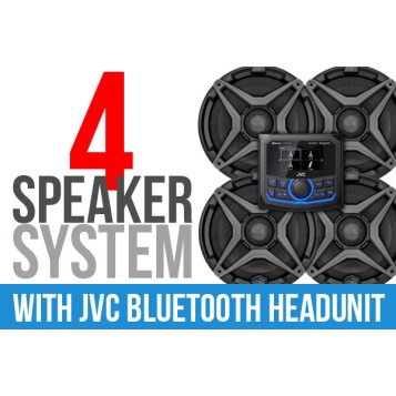 4 Speaker PNP Kit w/ JVC MR1 Receiver