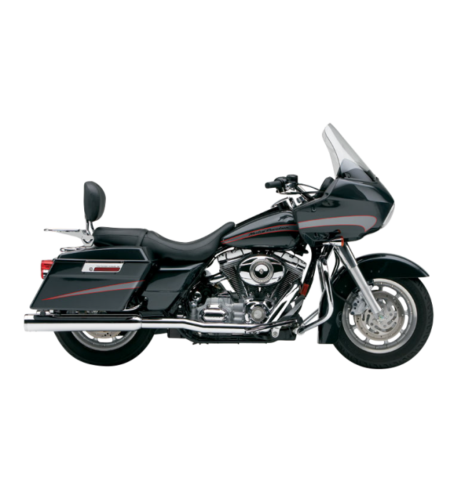 TRUE DUAL HEADPIPES BLACK FLH/FLT 95-06